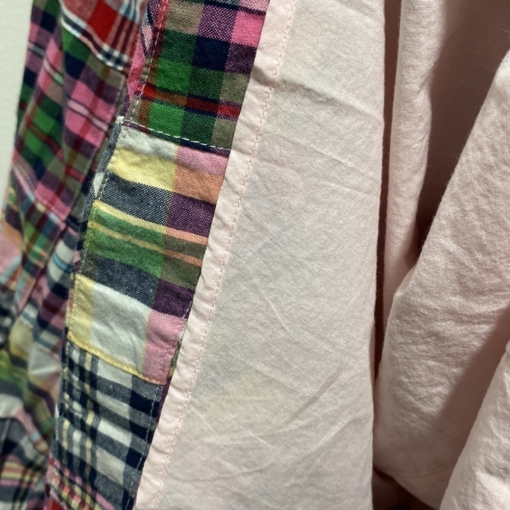 Gap Kids Outlet Girls Madras Sleeveless dress, Medium plaid Classic 🌟 - Picture 7 of 7